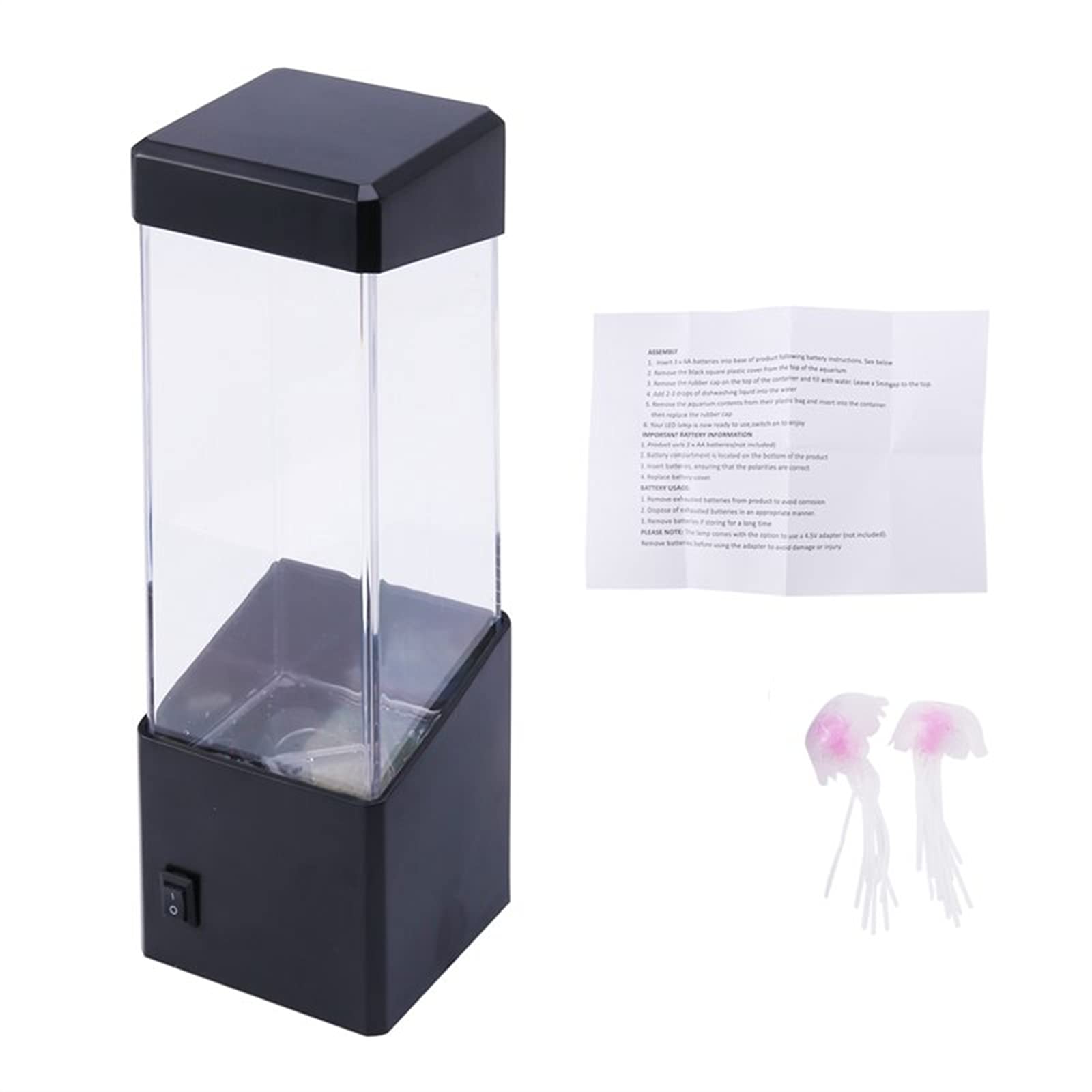 LED Jellyfish Lamp - Color Changing Mood Light for Home & Office Decor