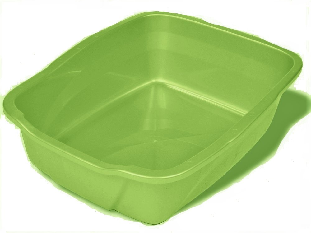 Premium Small Cat Litter Box (2-Pack) - Odor Control & Easy Clean for Kittens & Small Cats - Perfect for Apartments, Travel & Small Spaces