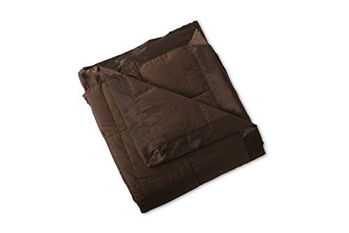 Sunflower DBC-82F Chocolate Brown Down Comforter - Full Size 82x96 Inches | Ultra Soft & Warm Winter Bedding for Cozy Nights
