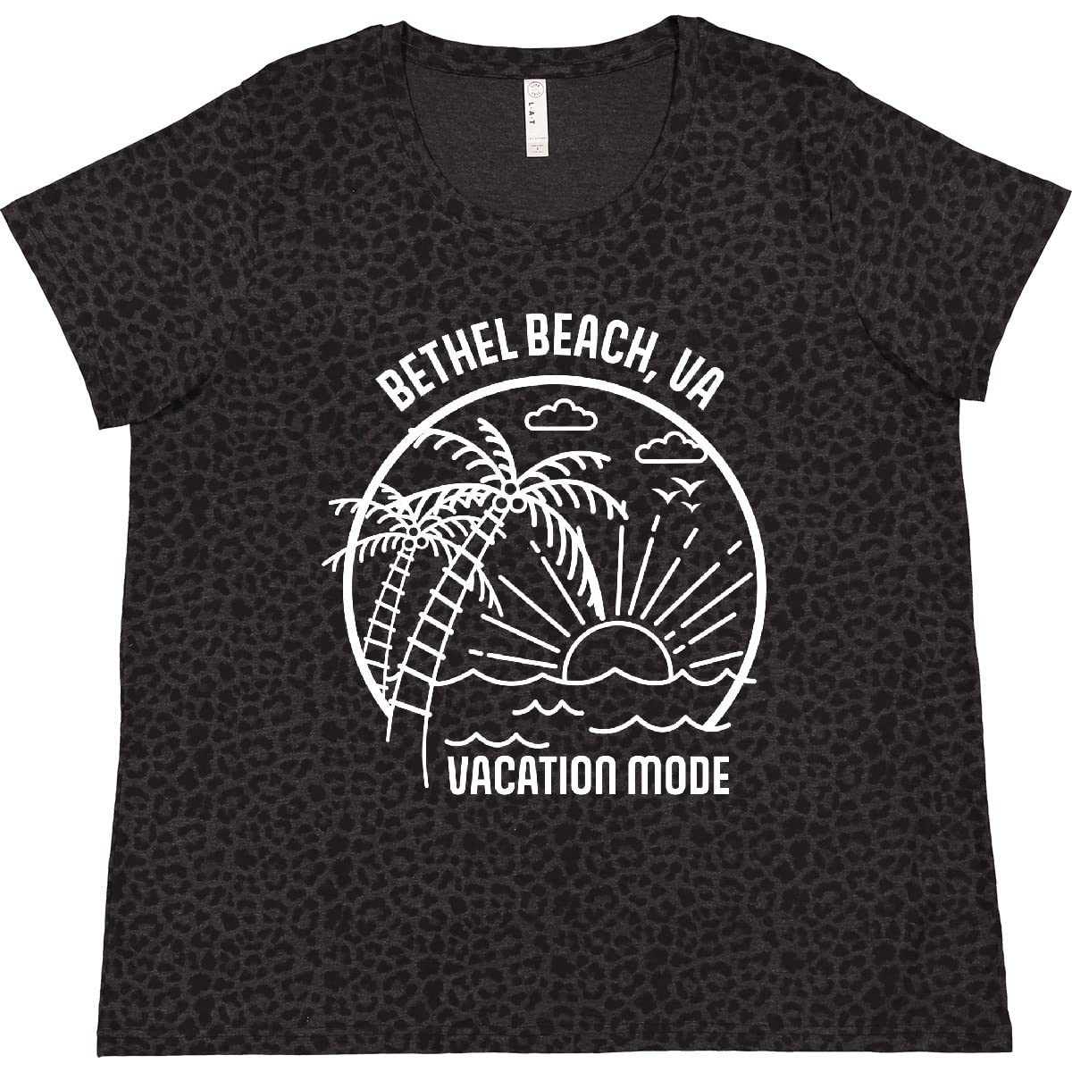 Inktastic Summer Vacation Mode Bethel Beach Virginia Women's Plus Size T-Shirt - Comfortable Casual Tee for Beach Trips, Travel & Relaxation