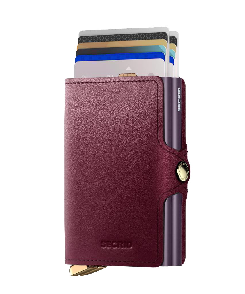 SECRID Premium Twinwallet Dusk - RFID Blocking Leather Wallet for Men & Women | Slim Bifold Credit Card Holder with Money Clip | Perfect for Travel, Business & Everyday Use