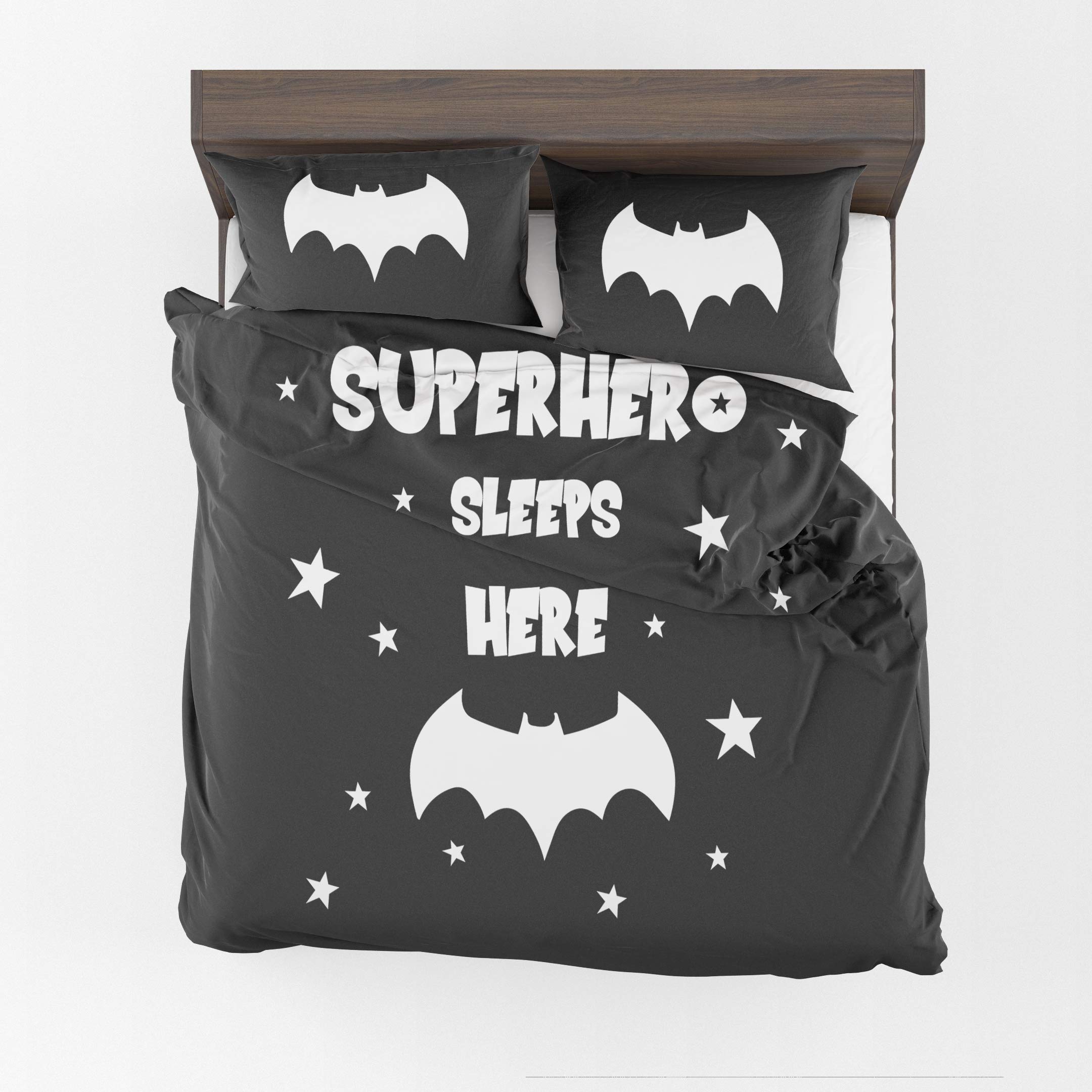 Superhero Comforter Set for Boys - Kids Superhero Bedding, Toddler Comforter - Perfect for Superhero Themed Bedrooms & Sleepovers
