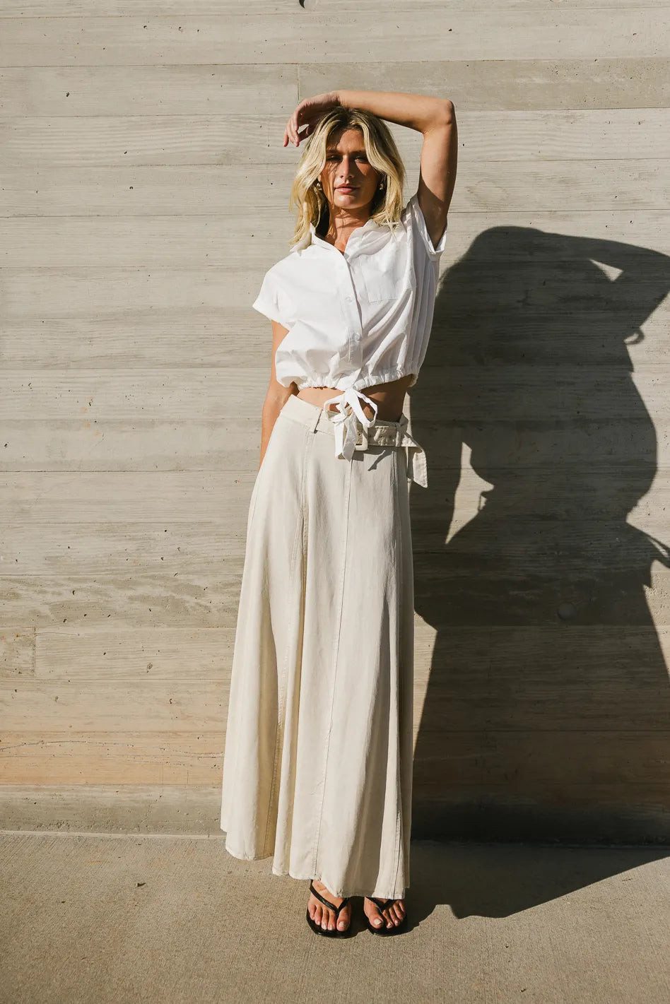 Honora Belted Maxi Skirt for Women - Elegant Long Flowy Skirt with Adjustable Waistband | Perfect for Casual Outings, Beach Vacations & Boho Chic Style