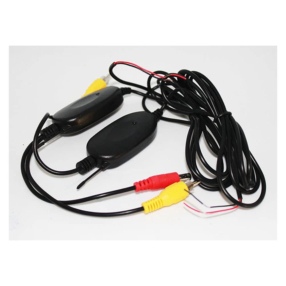 2.4GHz Wireless Video Transmitter and Receiver Kit - HD Transmission for Car DVD Monitors & Backup Cameras | Perfect for Rear View Safety, Parking Assistance, and Vehicle Security Systems