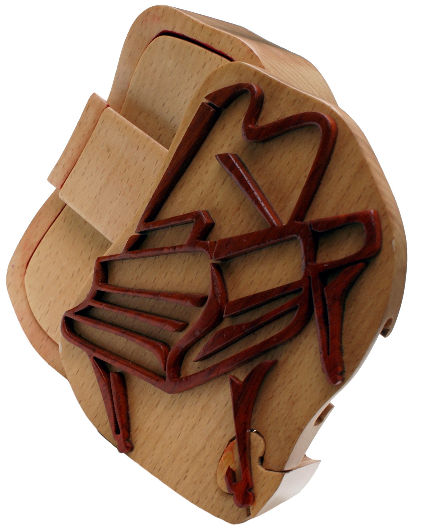 Wooden Piano Puzzle Box - Music Lover's Gift, Brain Teaser & Decorative Storage for Jewelry, Coins, Keepsakes - Perfect for Home Decor, Music Enthusiasts & Puzzle Collectors