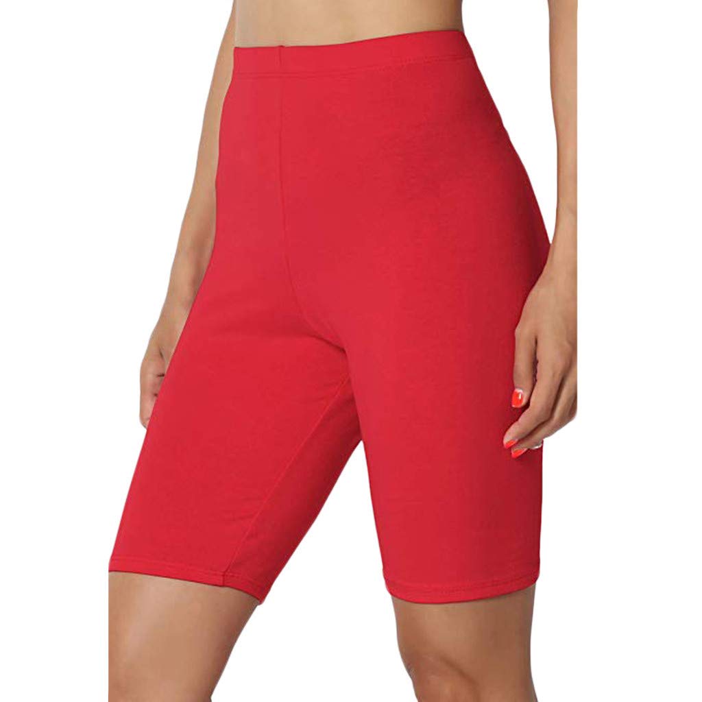 High Waist Yoga Shorts for Women - Running & Workout - Gym & Lounge