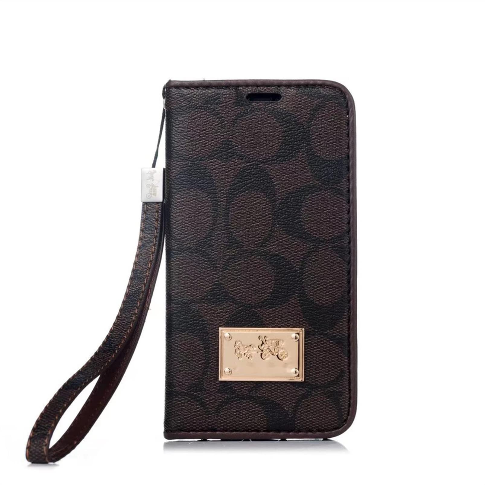 Premium PU Leather Magnetic Flip Wallet Case for iPhone 12 Pro Max 6.7