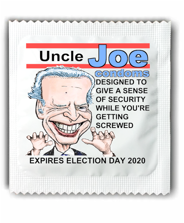 Joe Biden Themed Novelty Condoms - Fun & Unique Political Gifts for Parties & Prank Scenes