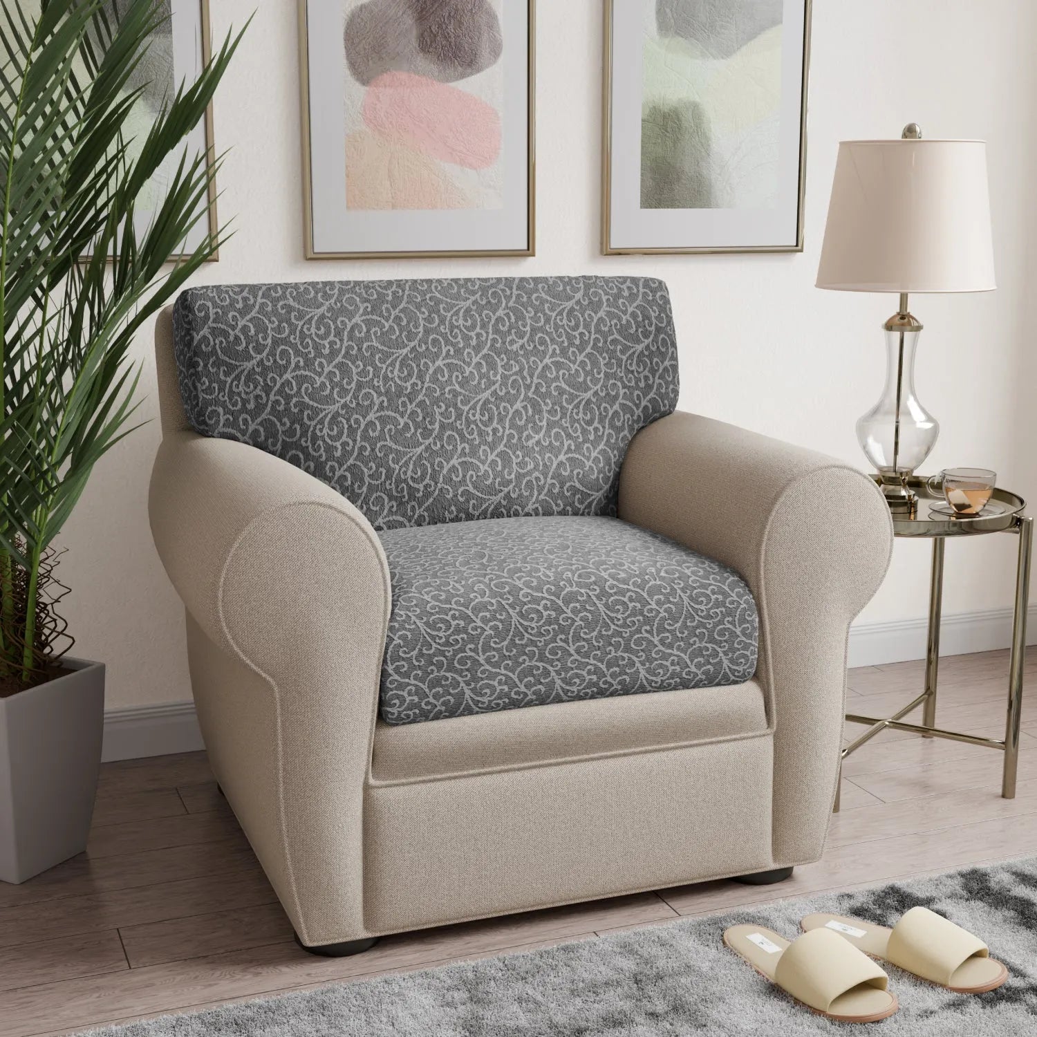 Premium Jacquard 3D Seat Cushion Cover - Breathable & Comfortable Sofa Chair Protector - Perfect for Living Room, Office, Car & Outdoor Furniture