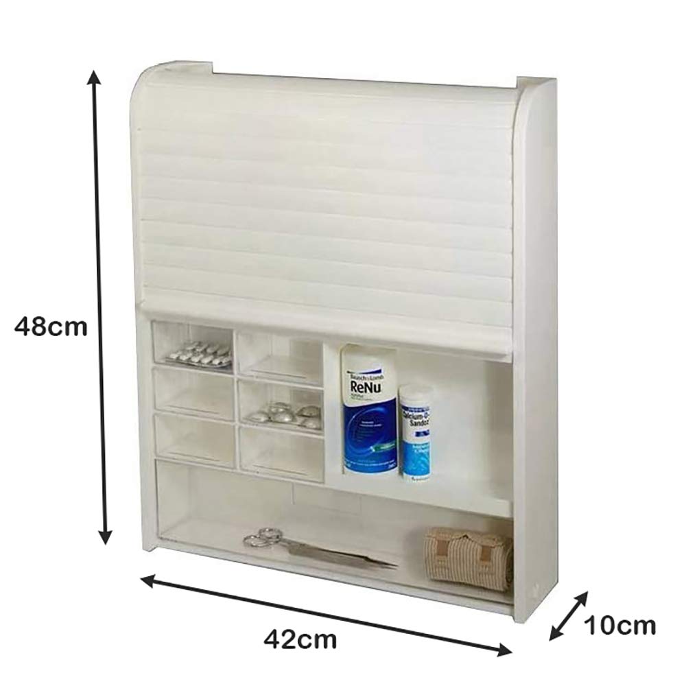 Primanova Wall Mounted Medicine Cabinet - Modern Multi-Purpose for Bathroom & Kitchen