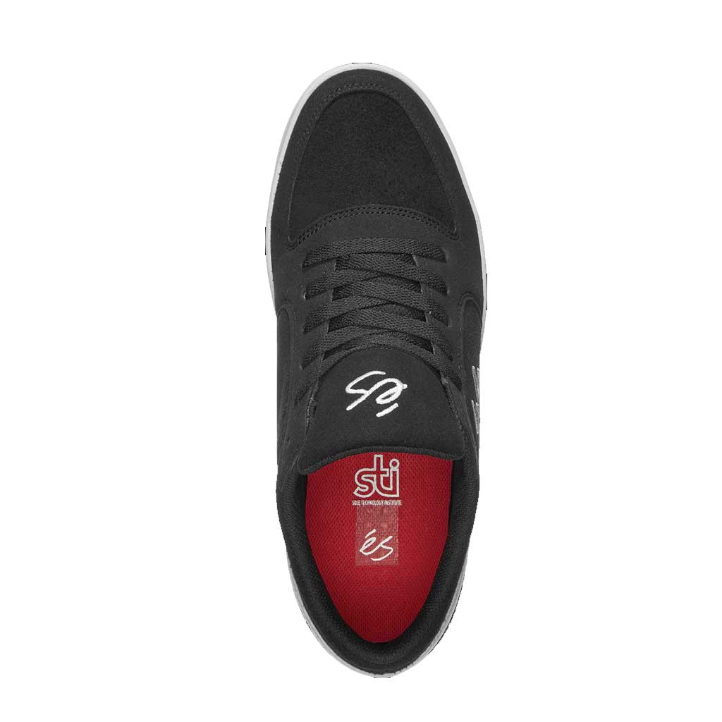 eS EOS Skate Shoes - Black, White & Turquoise Colors | Durable & Comfortable for Street Skating & Casual Wear