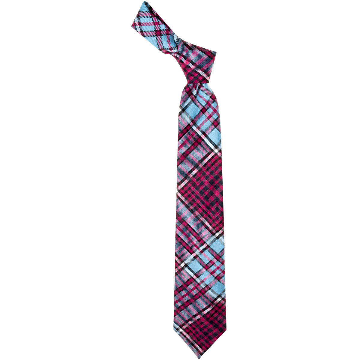 Royal Canadian Airforce Tartan Tie - Premium Wool Necktie for Men - Perfect for Formal Events, Weddings & Office Wear
