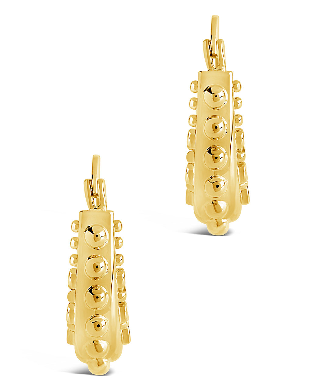 Oriana CZ Hoop Earrings for Women - 925 Sterling Silver Cubic Zirconia Hinged Hoops - Perfect for Parties, Weddings & Everyday Wear