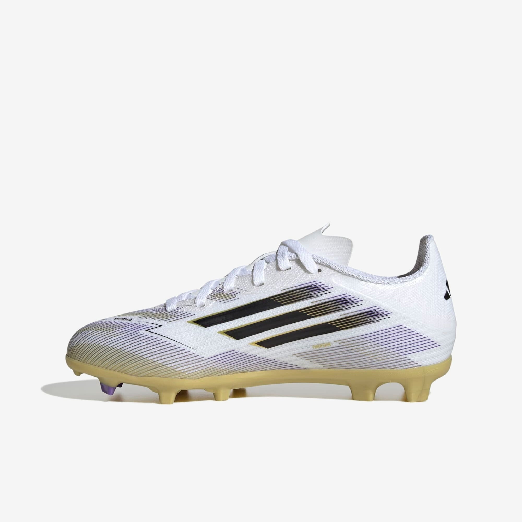 adidas Jr. F50 League Soccer Cleats for Youth - Lightweight Football Shoes for Kids - Perfect for Training & Matches on Grass Fields