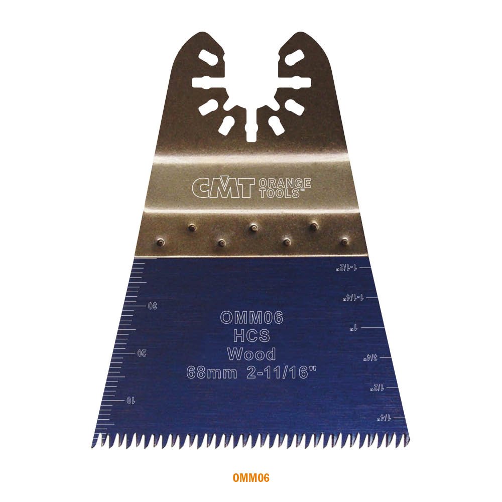 CMT OMM06-X1 Precision Cut Oscillating Multi-Tool Blade with Japan Toothing - Quick Release for Wood Cutting | Perfect for DIY Projects, Carpentry & Home Renovations