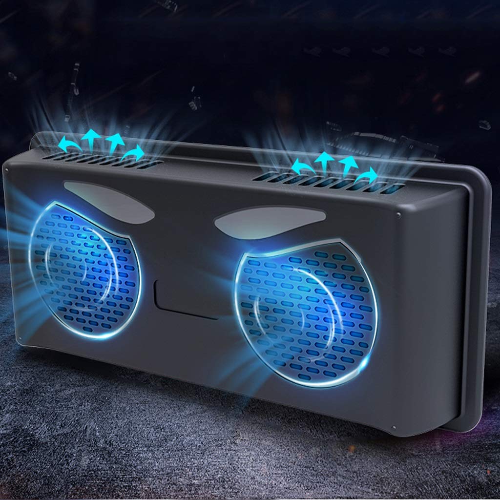 Dual Module Tablet Cooler Pad - High Power Cooling Fan with 10-inch Semiconductor Radiator for Phone & Tablet | Perfect for Gaming, Streaming & Work