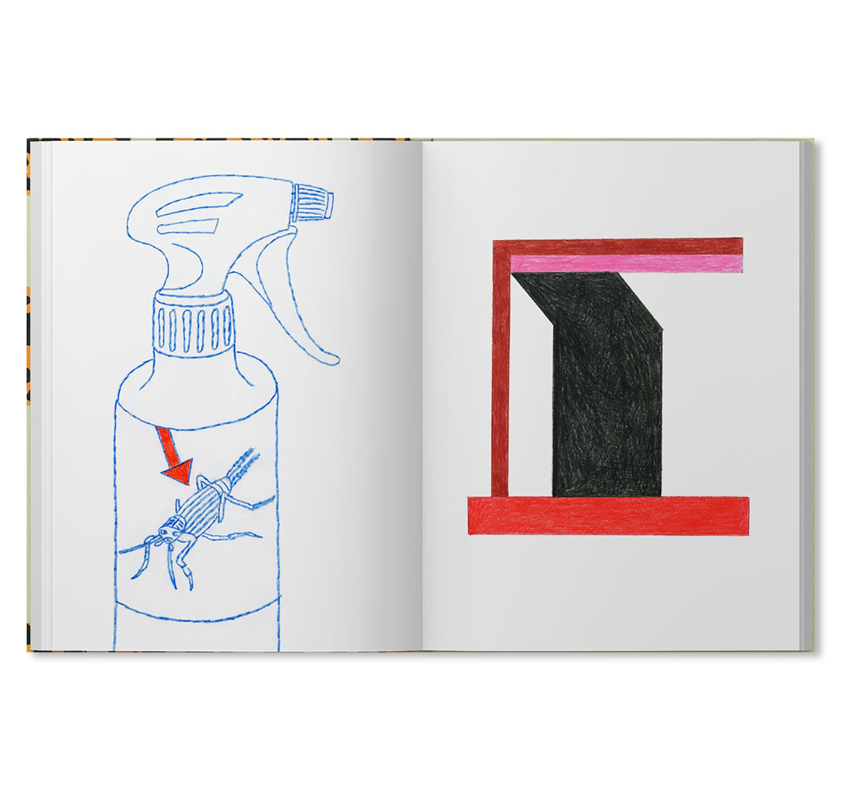 ANDATA RITORNO by Nathalie Du Pasquier - Modern Abstract Art Print for Home & Office Decor - Perfect for Living Rooms, Bedrooms, and Creative Workspaces