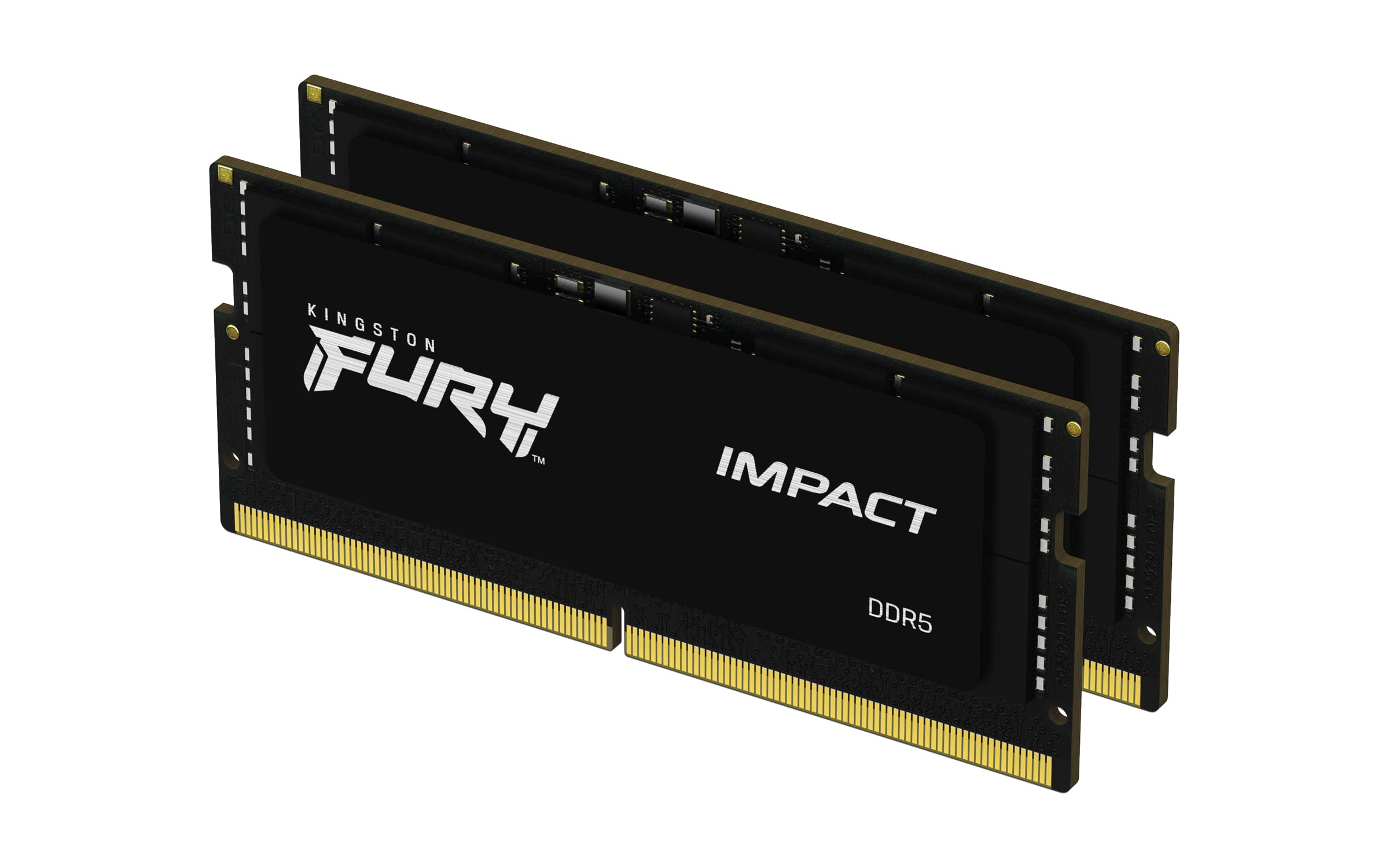 Kingston FURY Impact XMP 32GB 6000MT/s DDR5 CL38 SODIMM Laptop Memory Kit (2x16GB) - High-Speed Gaming RAM for Laptops | Perfect for Gaming, Content Creation & Multitasking