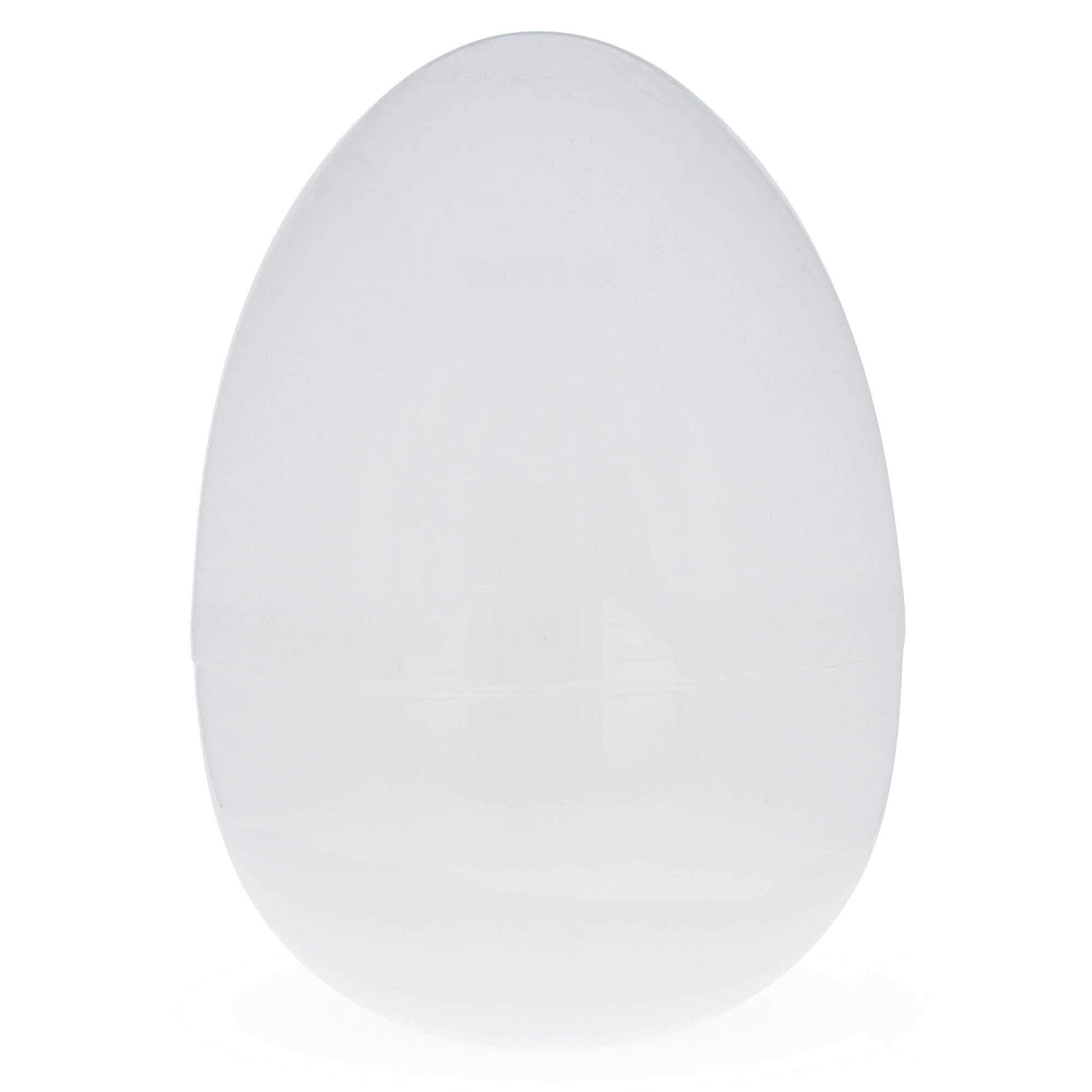 2-Pack White Plastic Jumbo Easter Eggs - 10