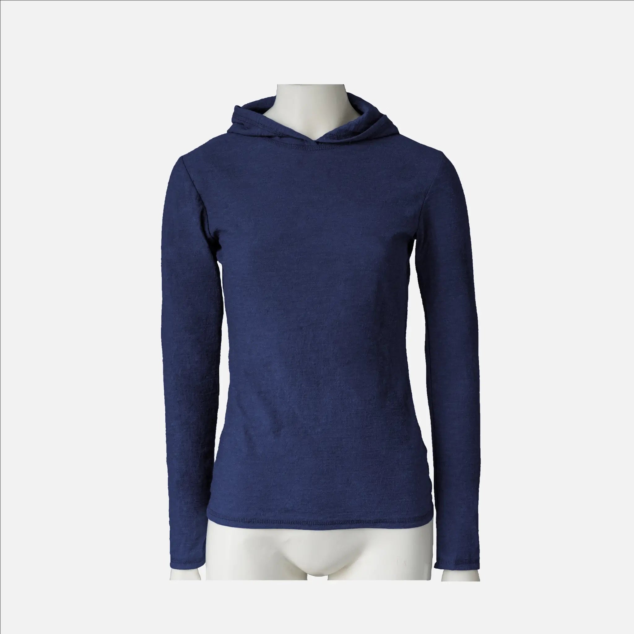 Ultralight Women's Alpaca Wool Sun Hoodie UPF 50+ - 160 GSM Breathable Summer Hiking & Outdoor Travel Shirt for Sun Protection