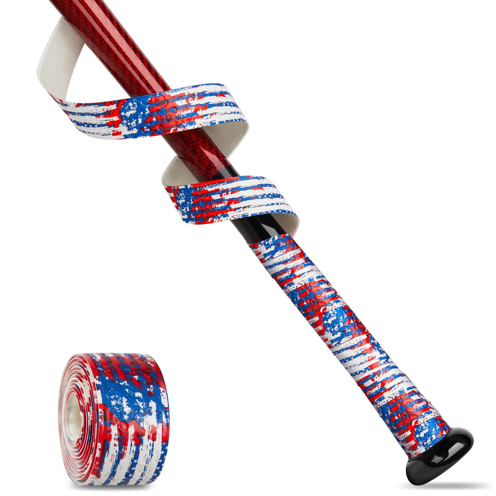 Gonex Pro Feel Baseball Bat Grip Tape - 1.1mm Thick, 40.16'' Full Adhesive Back for Baseball & Softball (1 or 2 Pack) - Improve Bat Control & Comfort for Training & Games