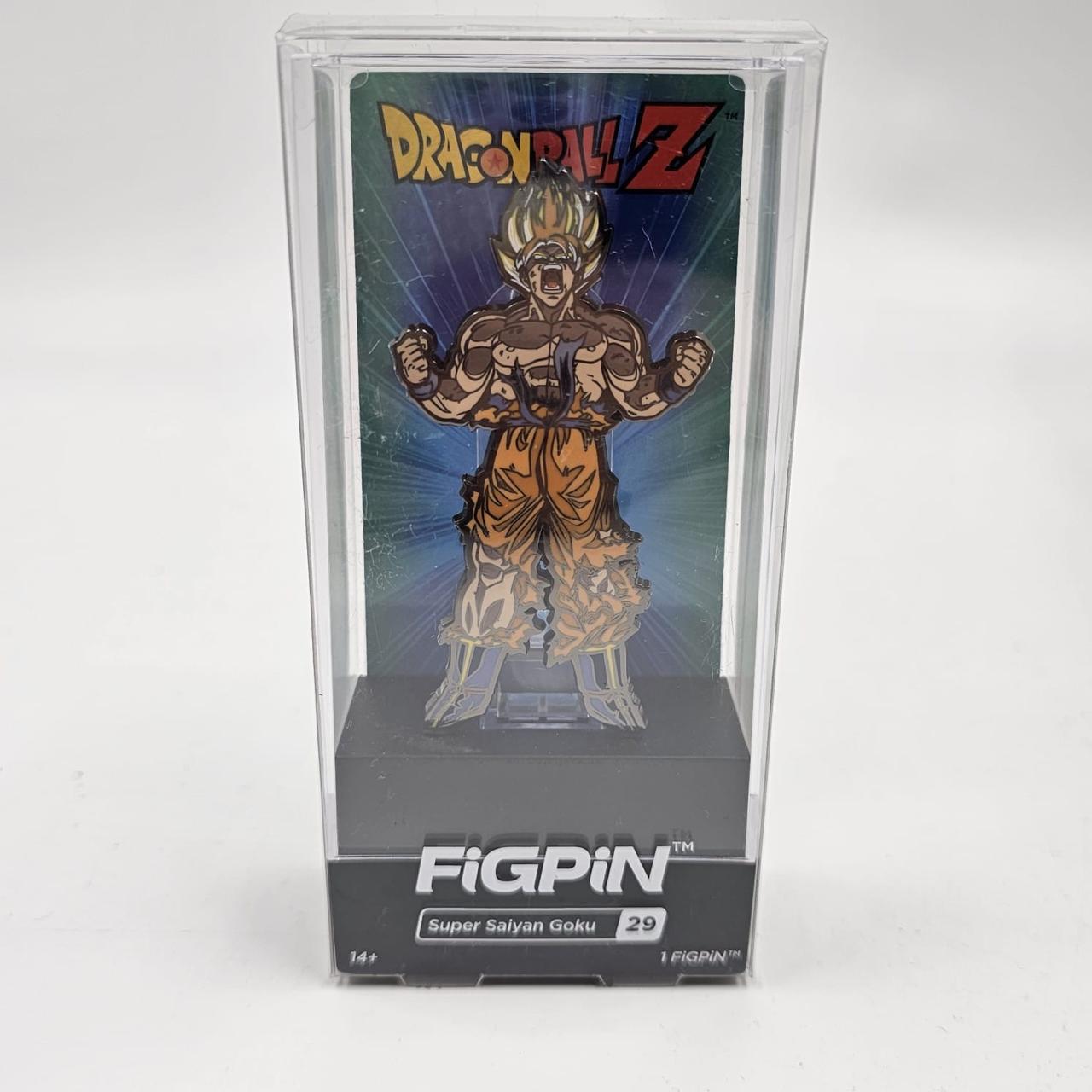 Dragon Ball Z Figpin Super Saiyan Goku 29 - Collectible Anime Pin for Fans | Perfect for Backpacks, Jackets & Display Cases