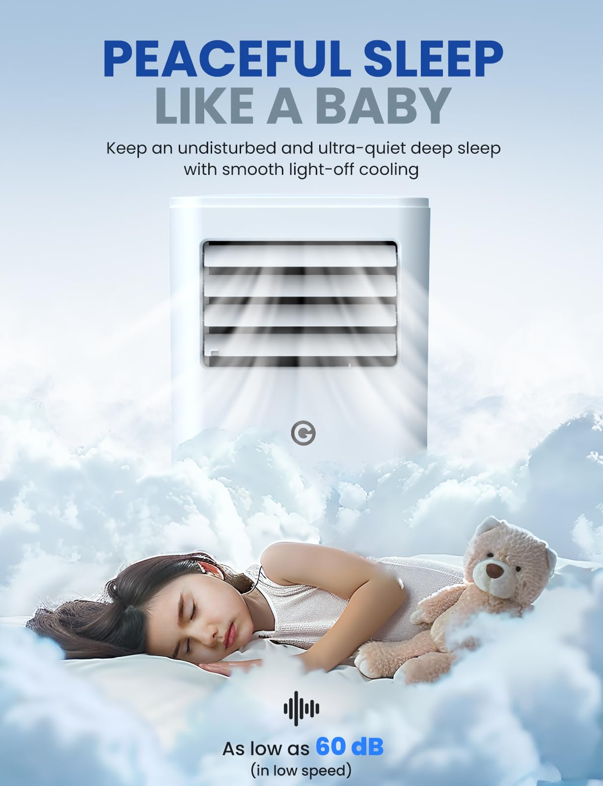 Portable Air Conditioner 9000 BTU - 4-in-1 AC Unit with Dehumidifier, Cooling Fan, Digital Display & Remote Control - Window Kit Included - Cools Rooms Up to 269 Sq.Ft - Perfect for Bedrooms, Living Rooms, Home Offices & Small Apartments