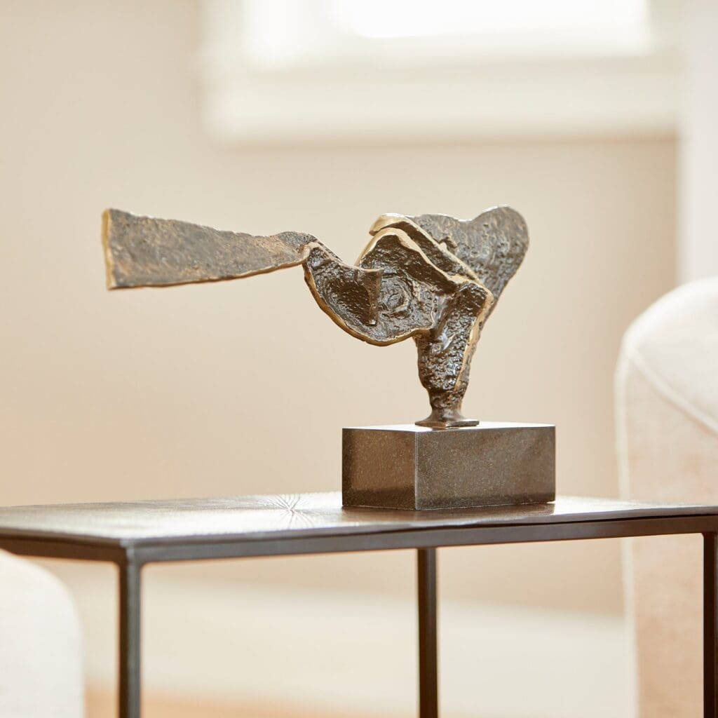 Cyan Design 11439 Squall Sculpture - Bronze & Black Finish - Modern Home Decor for Living Room, Office, or Gift