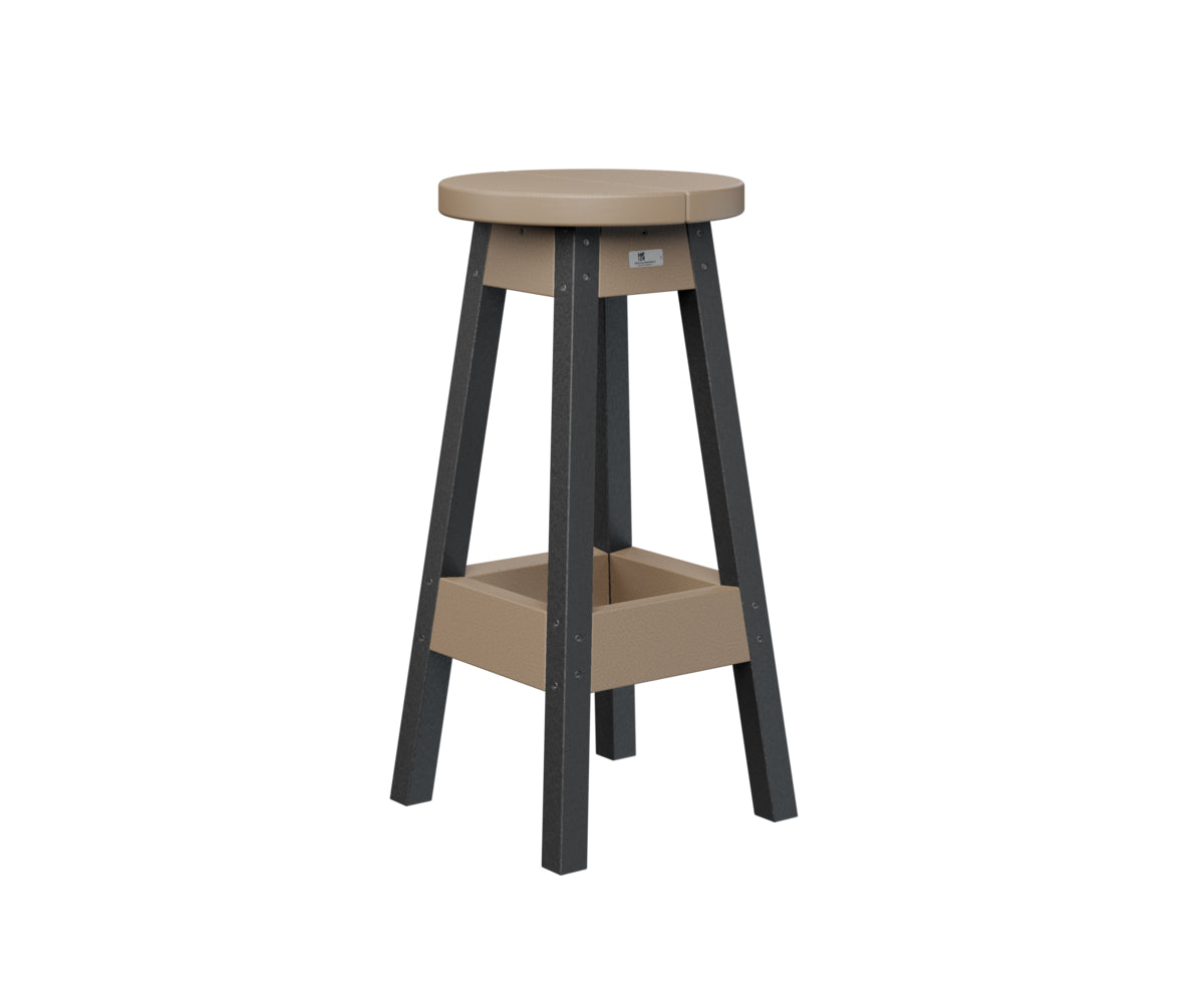 Berlin Gardens Outdoor Bar Stool - Weather-Resistant Patio Bar Height Stool for Backyard, Deck & Poolside - Perfect for Outdoor Dining, Entertaining & Relaxation