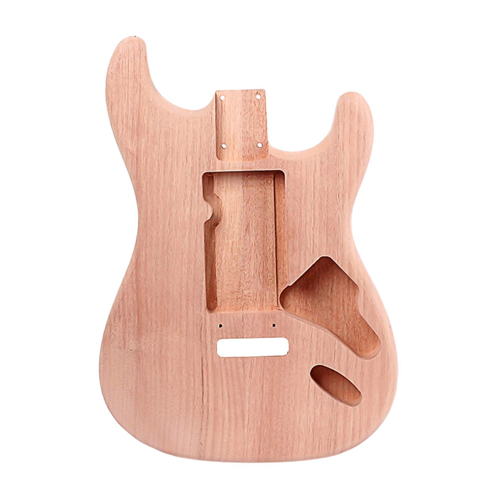 ST Electric Guitar Body - Red Walnut DIY Guitar Kit with Natural Wood Finish | Perfect for Custom Guitar Building & Replacement Parts for Musicians