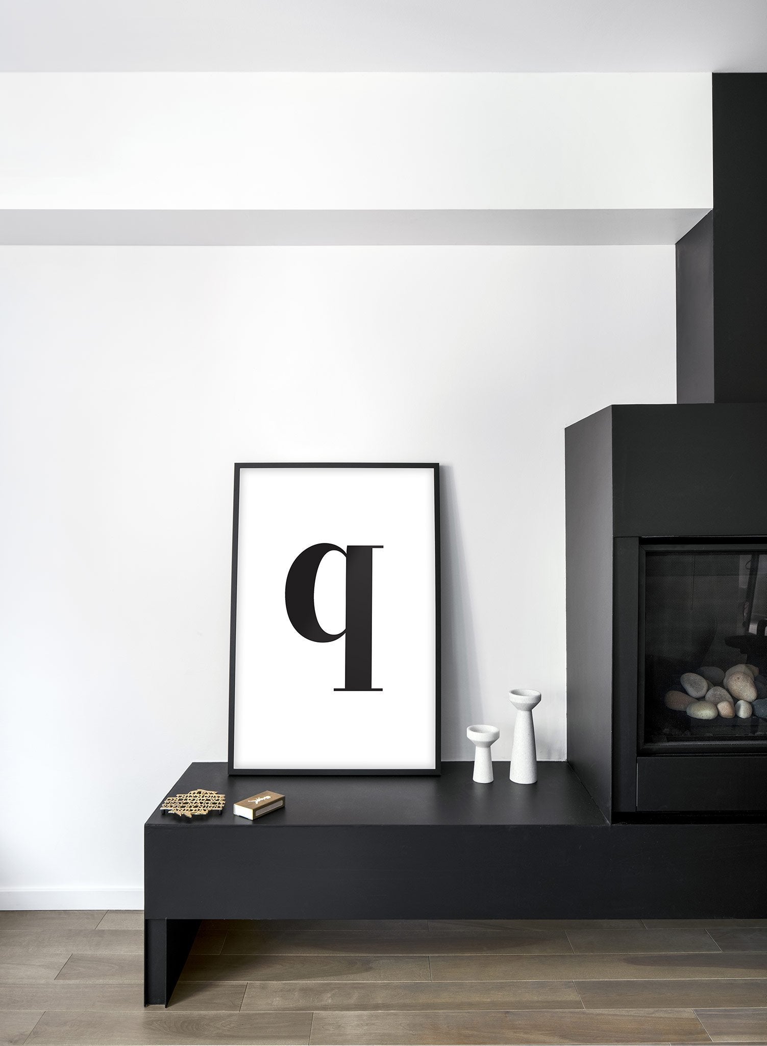 Lowercase Letter Q Poster - Educational Alphabet Learning Decor for Kids' Rooms & Classrooms