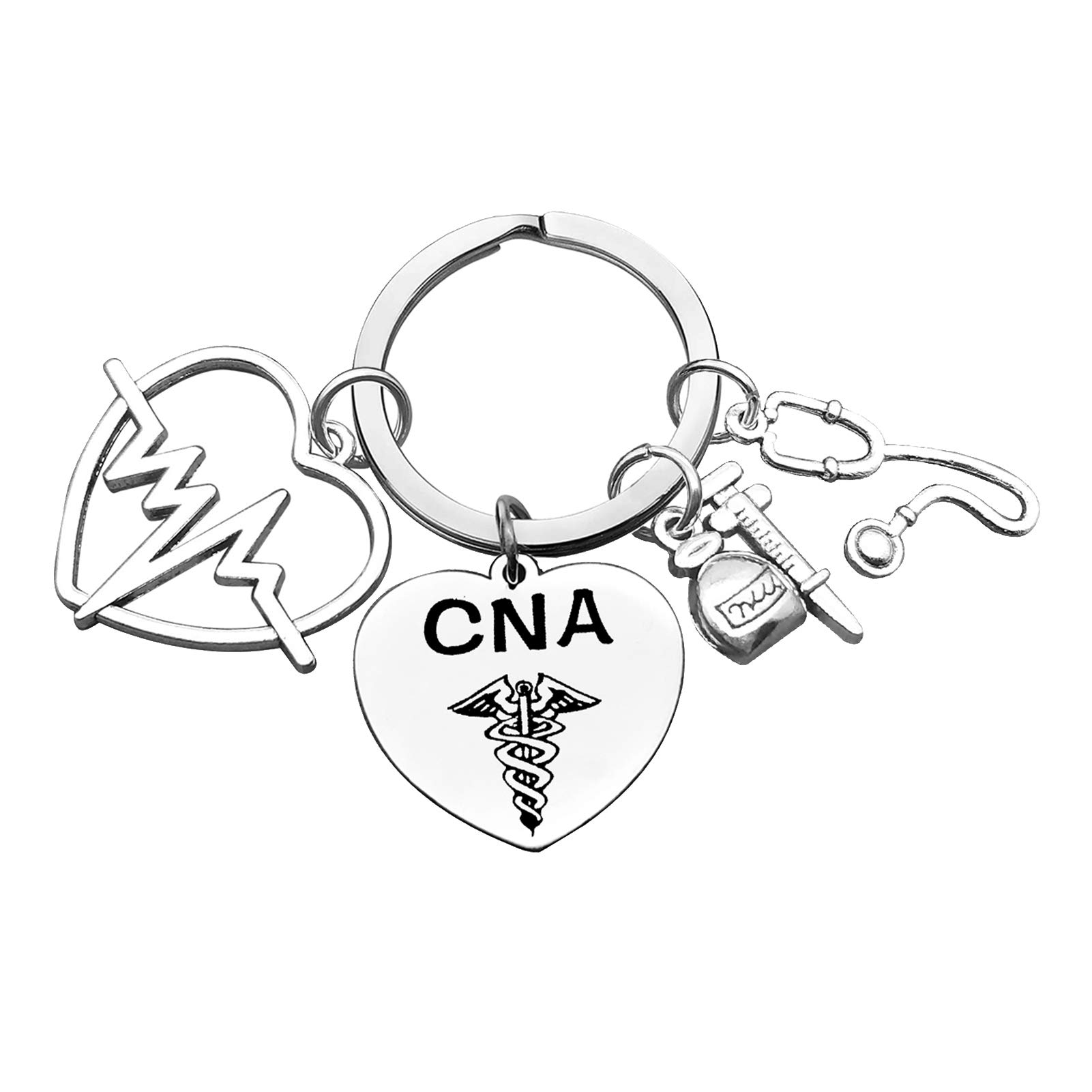 **Certified Nursing Assistant (CNA) Keychain Gift - Perfect for CNA Graduation, Nurse Day, Nursing School Students & Appreciation - Ideal for Christmas, Birthday & CNA Week - Thoughtful Gift for Healthcare Heroes**    *(Use Case: Show appreciation to nurses, celebrate graduations, or surprise healthcare workers during holidays and special occasions.)*