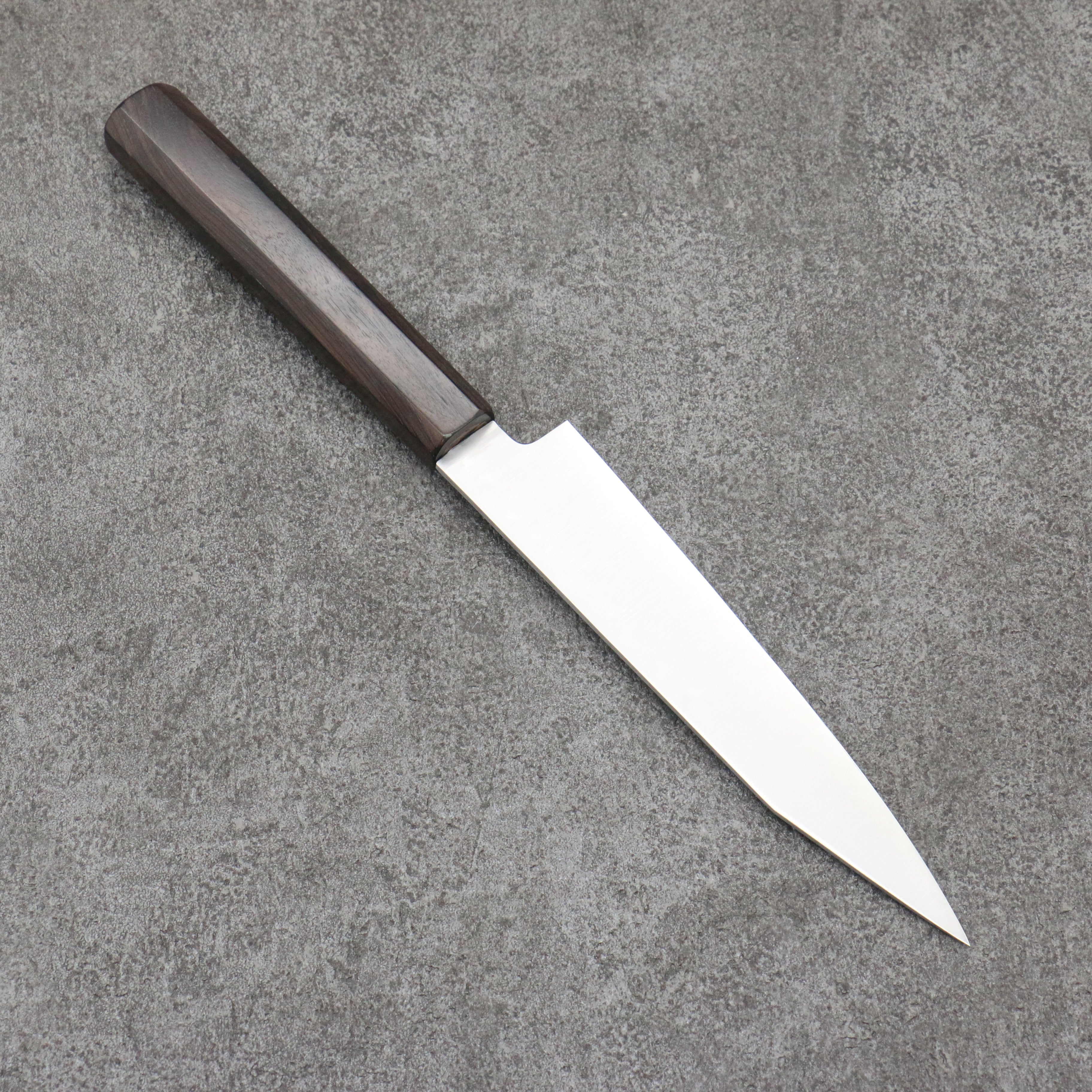 Premium Seisuke Silver Steel Kiritsuke Petty Utility Knife 150mm - Japanese Chef Knife with Ebony Wood Handle - Perfect for Slicing, Dicing & Precision Cutting in Professional Kitchens & Home Cooking