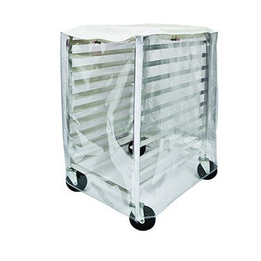 10 Tier Bun Pan Rack Cover - Clear Plastic Protective Cover for Commercial Baking Racks - Perfect for Bakeries, Restaurants & Food Storage
