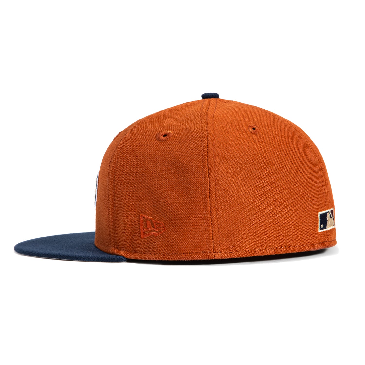 New Era 59Fifty San Francisco Giants Battle of the Bay Patch Logo Hat - Burnt Orange & Navy - Baseball Cap for Fans, Streetwear Fashion & Outdoor Activities