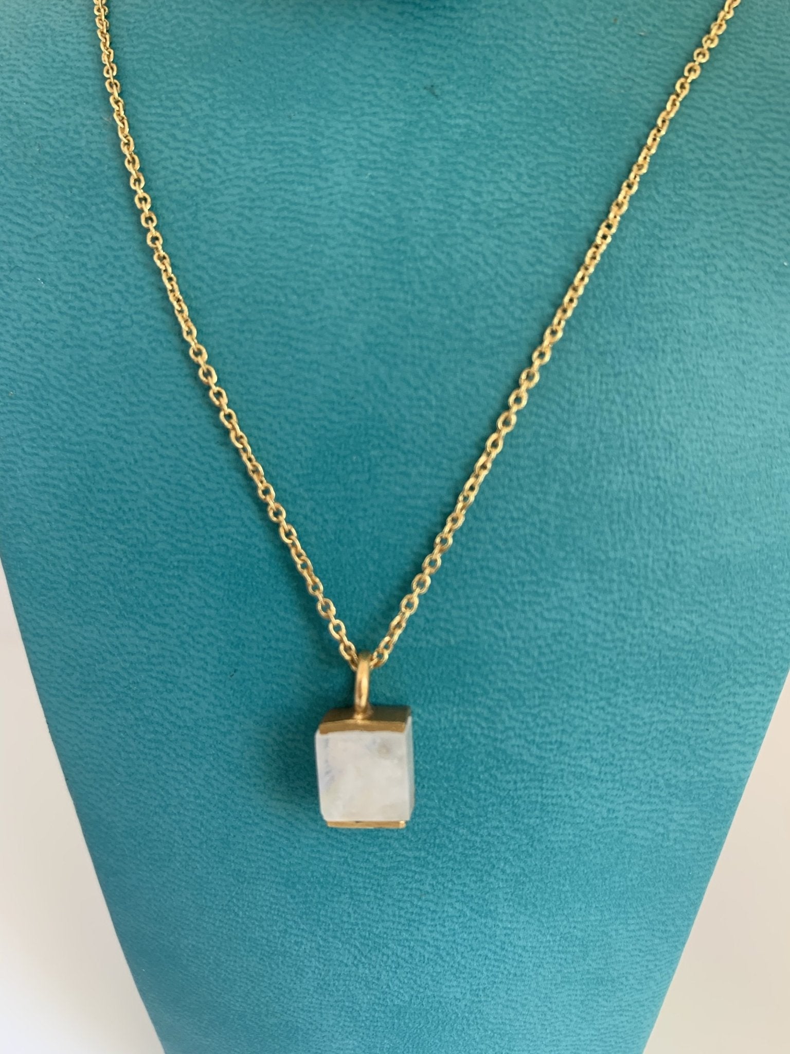 Moon Gemstone Necklace for Women - Elegant Designer Jewelry for Evening Parties, Weddings & Special Occasions