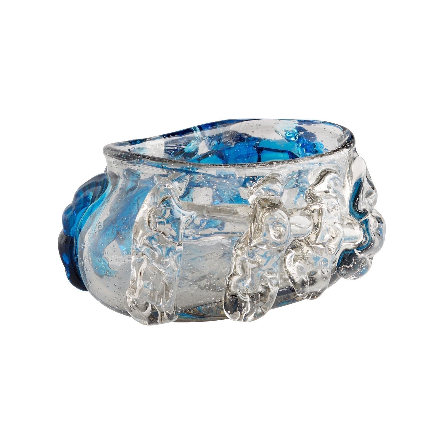 Cyan Design 11483 Oceanus Clear Glass Vase - Elegant Home Decor for Living Room, Dining Table, or Wedding Centerpiece