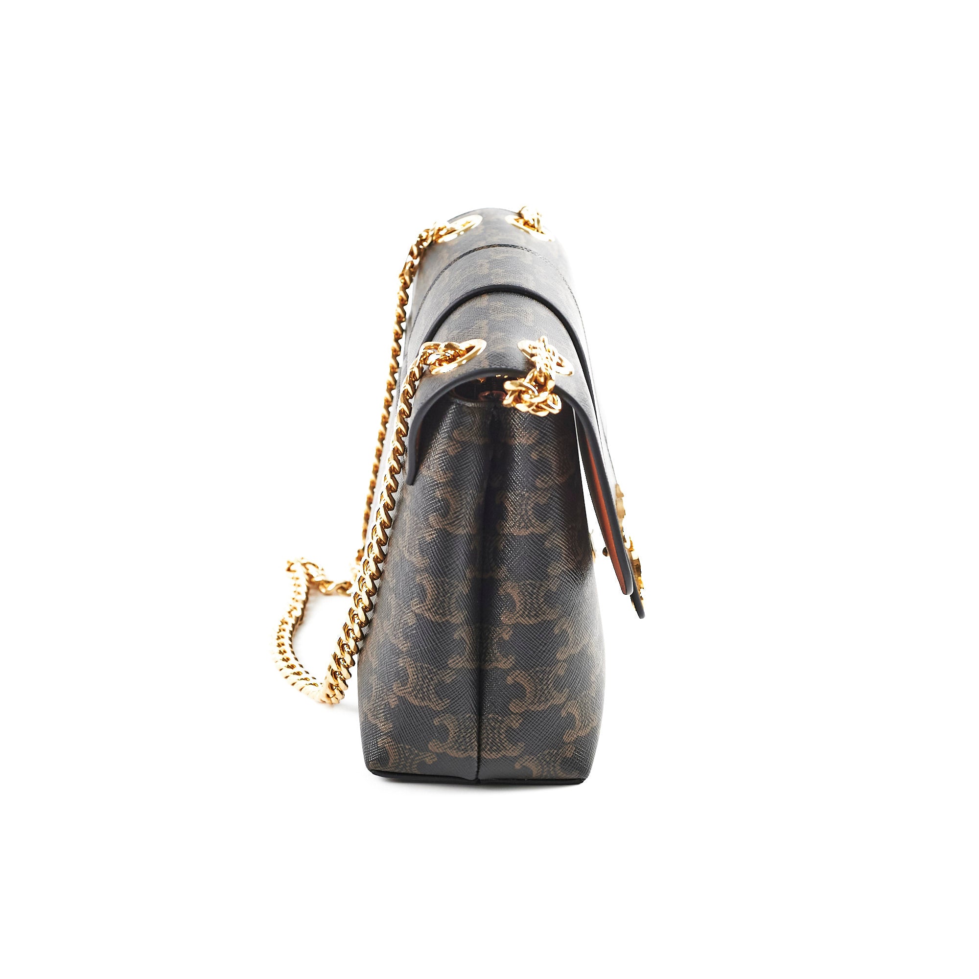 Celine Medium Victoire Bag in Triomphe Canvas Tan - Luxury Designer Handbag for Women, Perfect for Work, Travel & Everyday Use