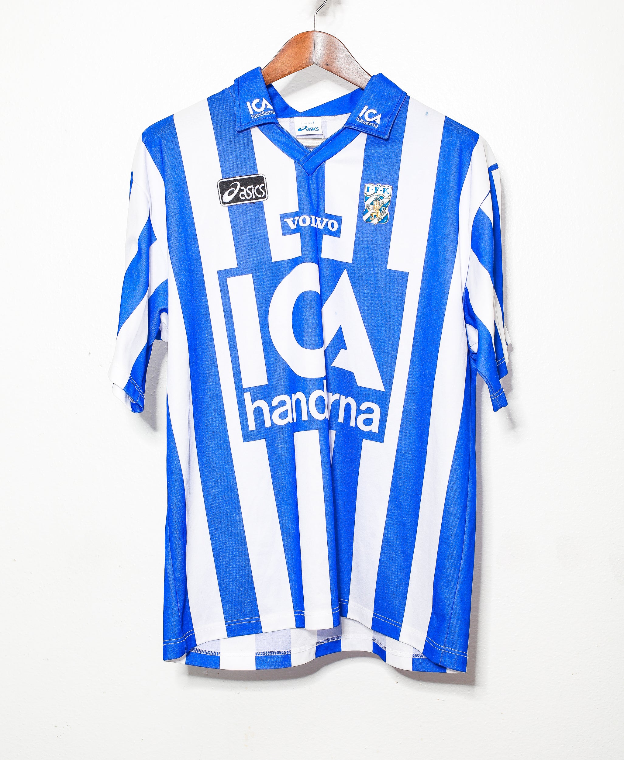 1995 Gothenburg Home #9 Authentic Matchworn Soccer Jersey (XL) - Vintage Football Collectible for Fans & Memorabilia Enthusiasts