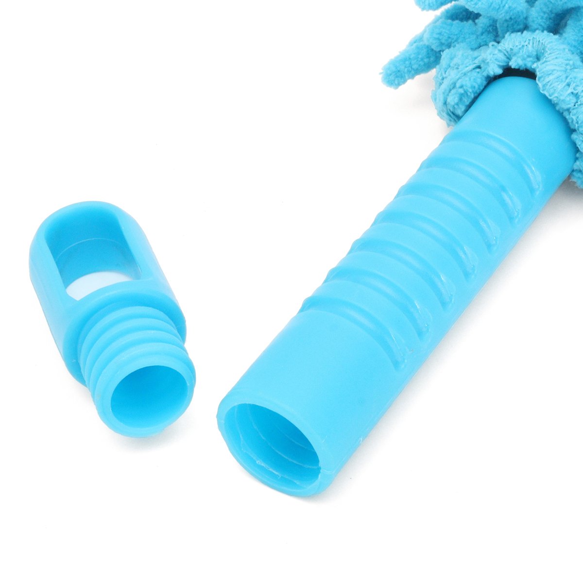 YONGYAO Flexible Microfiber Car Cleaning Brush - Long Handle Alloy Wheel Cleaner & Detailing Brush for Car Wash, Interior, and Exterior Cleaning - Perfect for Wheels, Tires, Dashboards, and Hard-to-Reach Areas