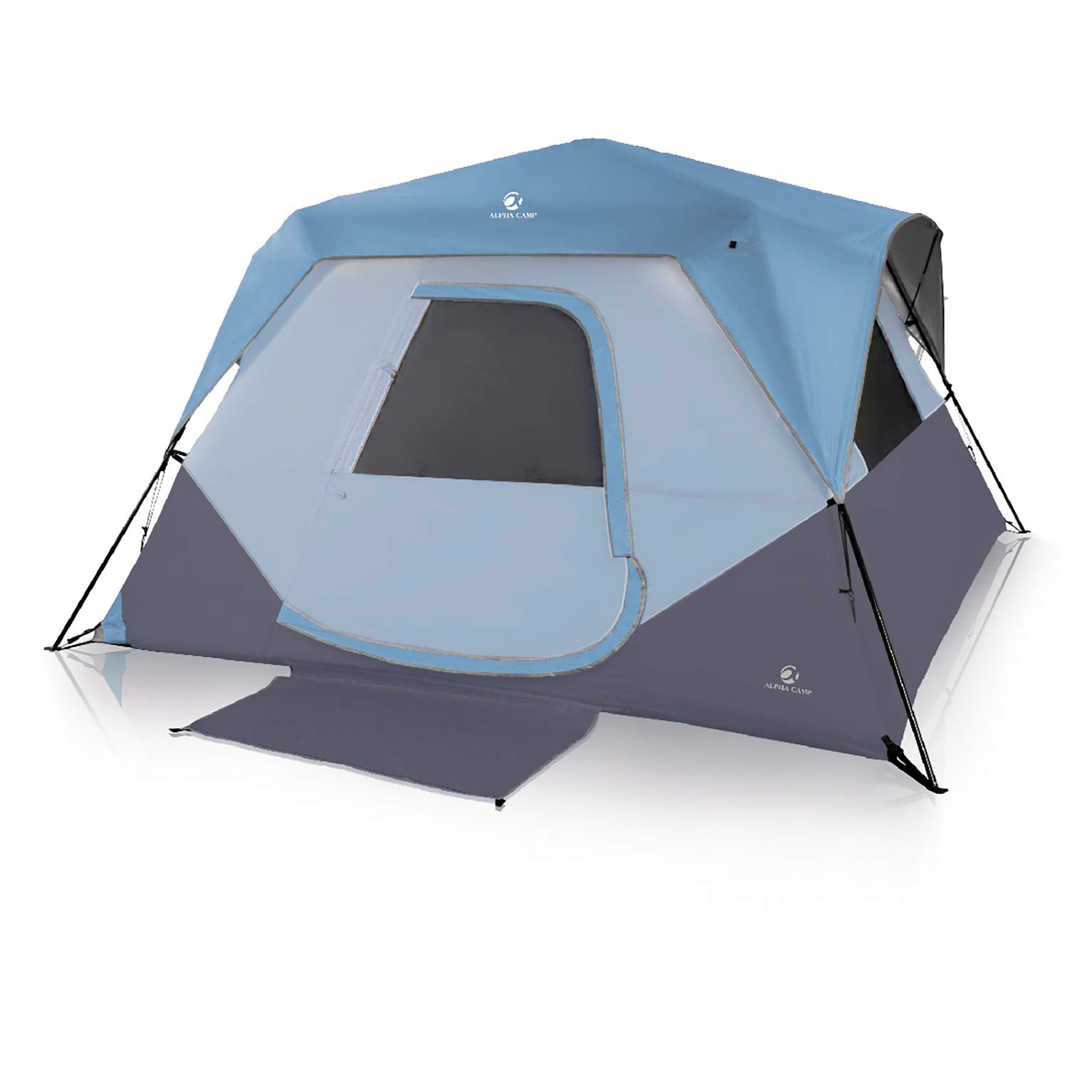 6 Person Instant Cabin Tent for Camping - Waterproof Family Tent with Easy Setup for Beach, Picnic, Backyard & Outdoor Adventures | Perfect for Family Camping Trips, Weekend Getaways and Backpacking Expeditions