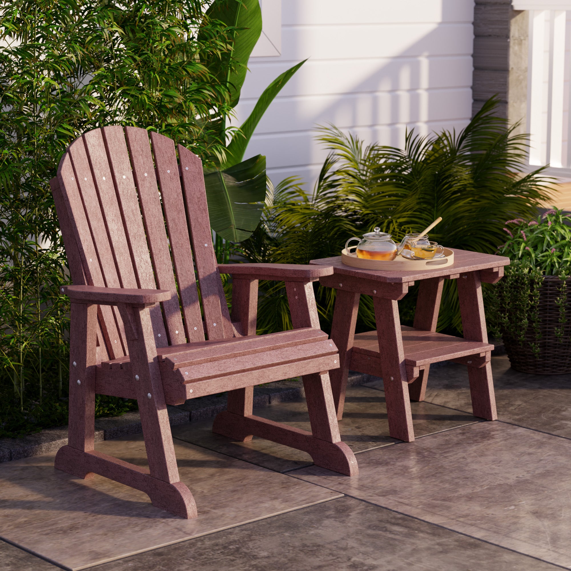 Heritage High Fan Back Chair - Classic Wooden Dining Chair with Upholstered Seat - Perfect for Farmhouse, Rustic & Traditional Dining Rooms