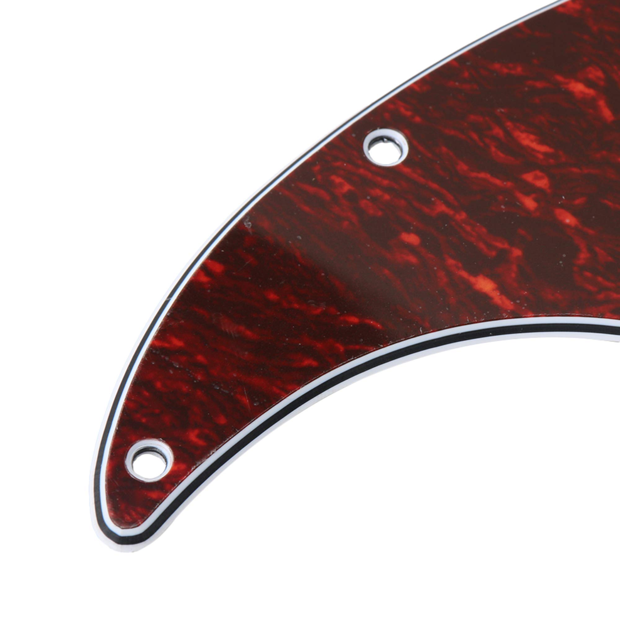 Lovermusic 3-Ply Acoustic Guitar Pickguard - Scratch Resistant Bass Guitar Pick Guard Replacement Part | Perfect for Guitar Protection & Customization