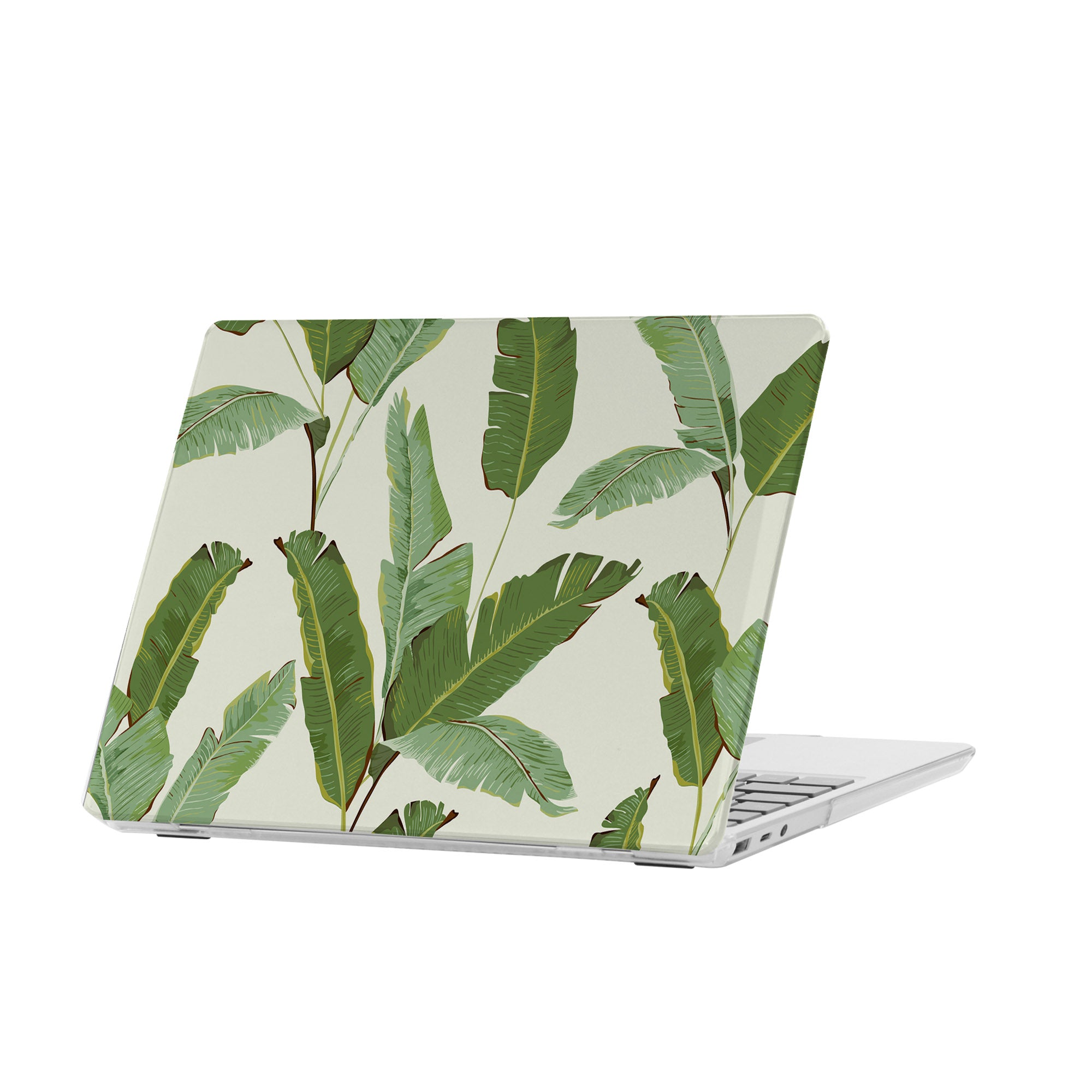 Premium Green Leaves Pattern Surface Laptop Case - Slim Protective Cover for Microsoft Surface Laptop (1-5) | Perfect for Work, Travel & School Accessories