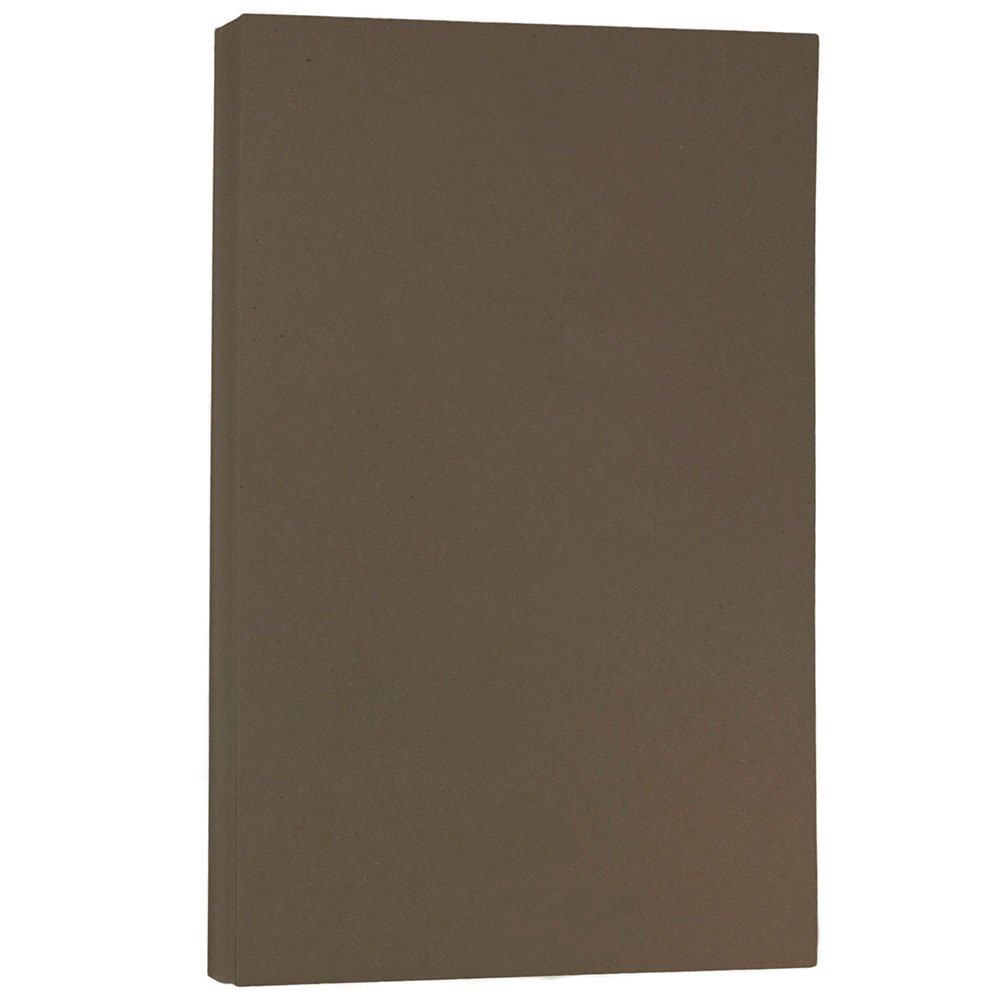 JAM PAPER Legal Matte 28lb Paper - 105 GSM - 8.5 x 14 Inches - Bakri Chocolate Brown - 500 Sheets per Pack - Premium Office & Legal Documents, Professional Printing, Business Reports, Stationery Supplies