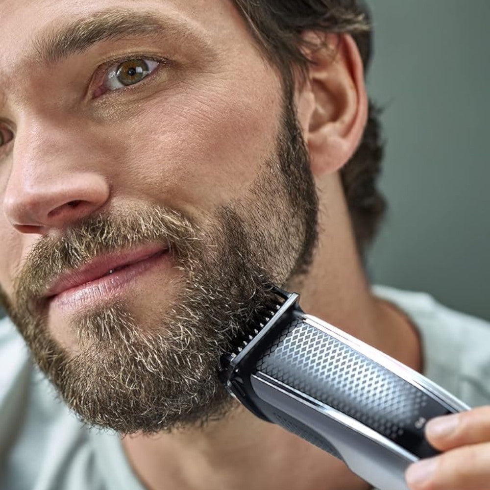PHILIPS BT5511/15 Series 5000 Beard Trimmer for Men - Precision Stubble & Facial Hair Grooming Kit with Cordless Design - Perfect for Travel, Home & Professional Use