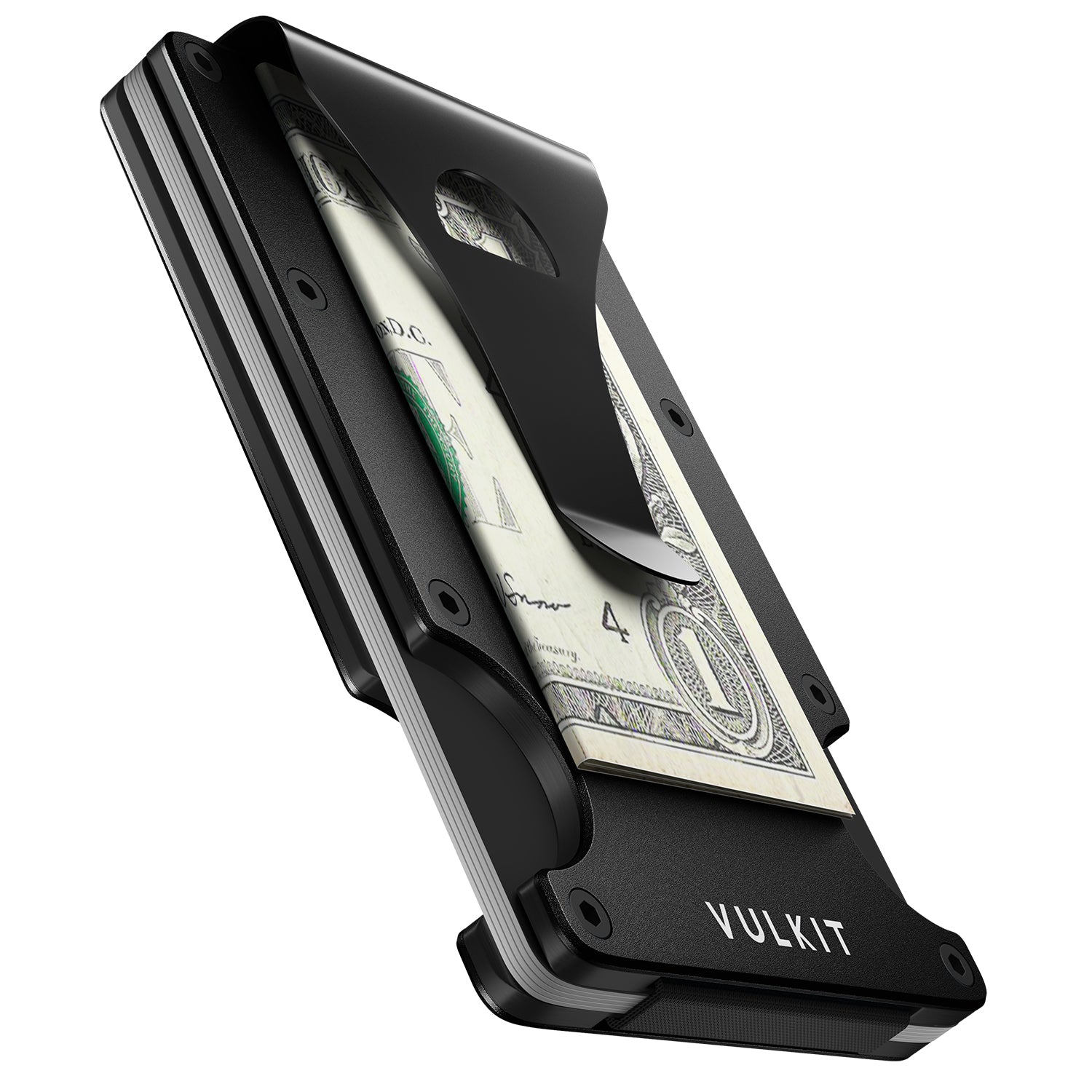 VCL100 Ultra Slim Metal Money Clip Cardholder - RFID Blocking Wallet for Men & Women | Perfect for Travel, Business & Everyday Use