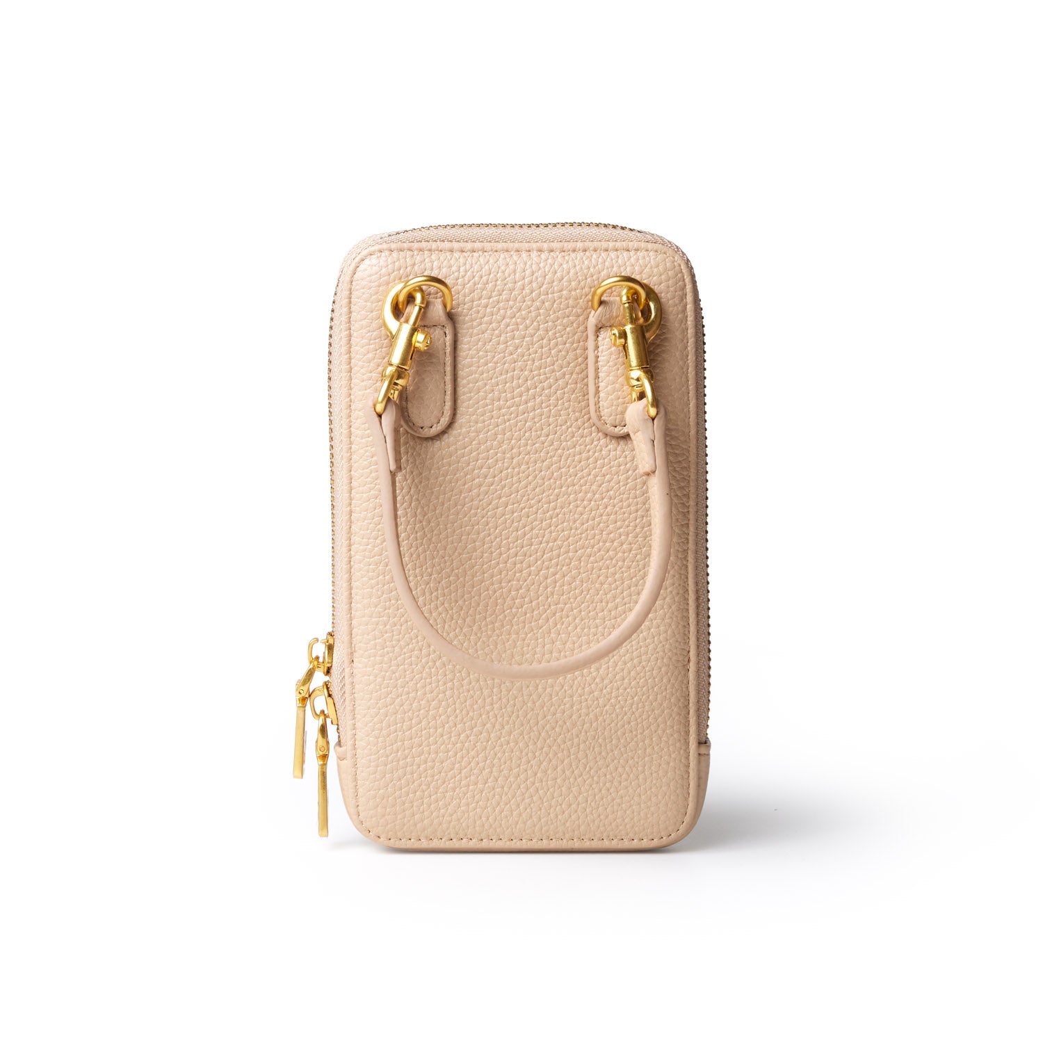 Pebble Phone Crossbody Bag in Nude - Stylish & Compact for Everyday Use, Travel, and Shopping