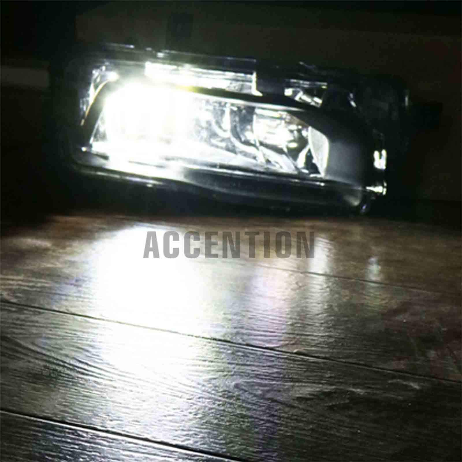 2019-2020 VW Jetta MK7 LED Fog Lights Kit - Front Bumper Fog Lamp with Grille & Wiring Harness | Weatherproof Car Styling Accessories for Night Driving & Bad Weather Conditions