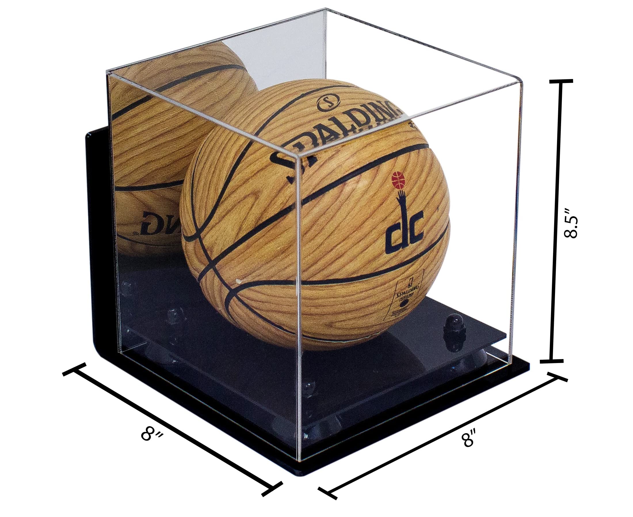 Acrylic Mini Basketball Display Case - Perfect for Collectibles, Awards & Memorabilia - Ideal for Home, Office & Sports Fan Gifts